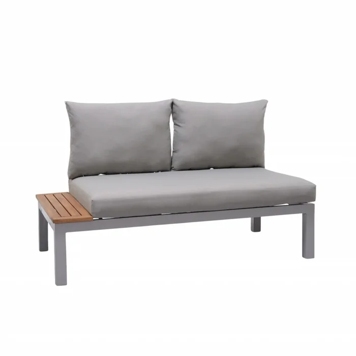 Sofa 2 cuerpos Kingsbury en Gris - Muebles para el exterior, Uruguay | Rústico Hogar