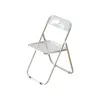 Silla Plia Plegable Acrílico y Aluminio – Negra - Sillas, Uruguay | Berna home, vista 1 de 4