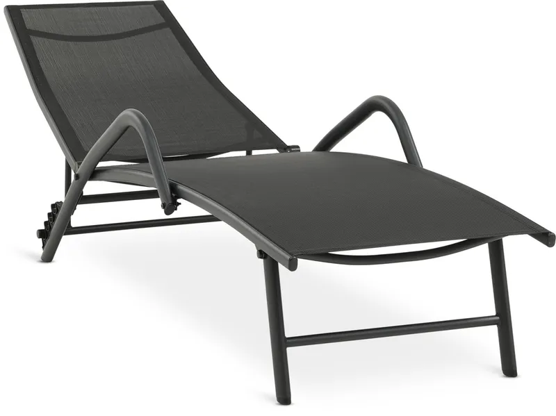 Reposera NORDSTRAND A59xL191 negro en Negro - Muebles para el exterior, Uruguay | JYSK