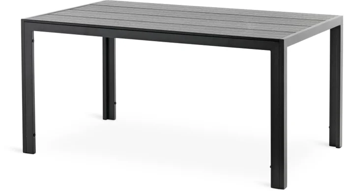 Mesa de jardín MADERUP A90xL150 negro en Negro, Uruguay | JYSK