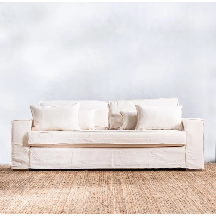 Sillón Garda 3 Cuerpos Crudo en Beige - Sillones y sofás, Uruguay | Aihaus