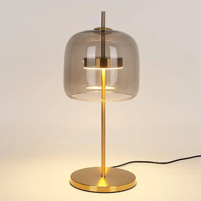 Lámpara de Mesa Niza Dorada – Luz LED Cálida y Diseño Moderno - Lámparas de mesa, Uruguay | Bascu House, vista 2