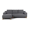 Rinconera Adalia - Tela Microfibra - Chaise izquierdo - 9250 (Grafito) en Gris - Sillones y sofás, Uruguay | NYR, vista 2 de 3