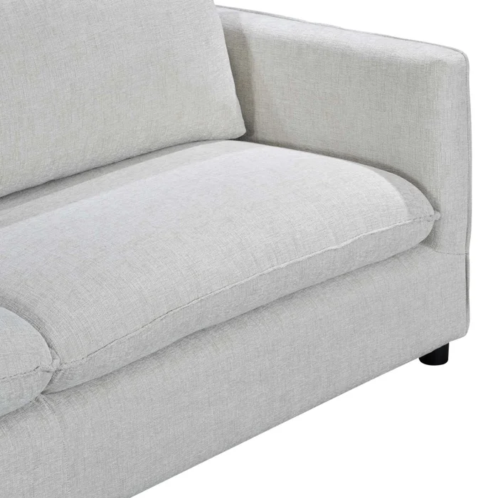Sofá 2 Cuerpos Tela Natural-beige Amsterdam Beige en Beige - Sillones y sofás, Uruguay | Divino, vista 5