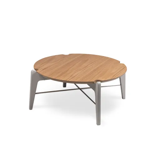 Mesa de centro Garden - 91 x 35 - Carvalho y Off White en Beige - Mesas de living, Uruguay | NYR