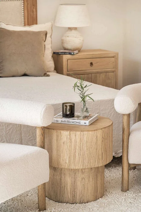 MESA LATERAL BALEAR - OLMO en Madera natural - Mesas de living, Uruguay | La Iberica, vista 9