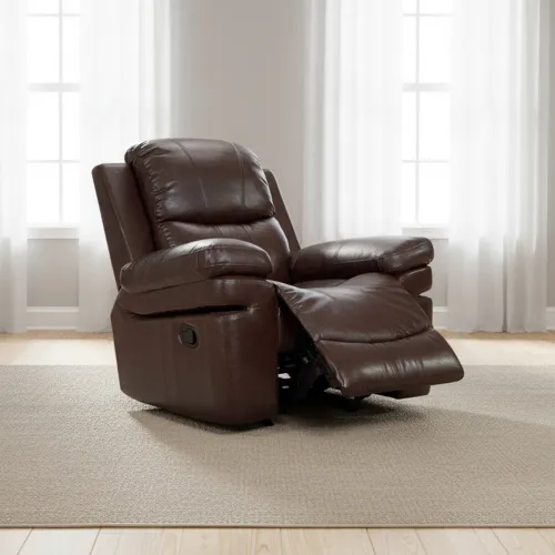 Poltrona Reclinable 1 Cuerpo Pu Marron Mr2138 Choc. en CHOC. - Sillones y sofás, Uruguay | Divino