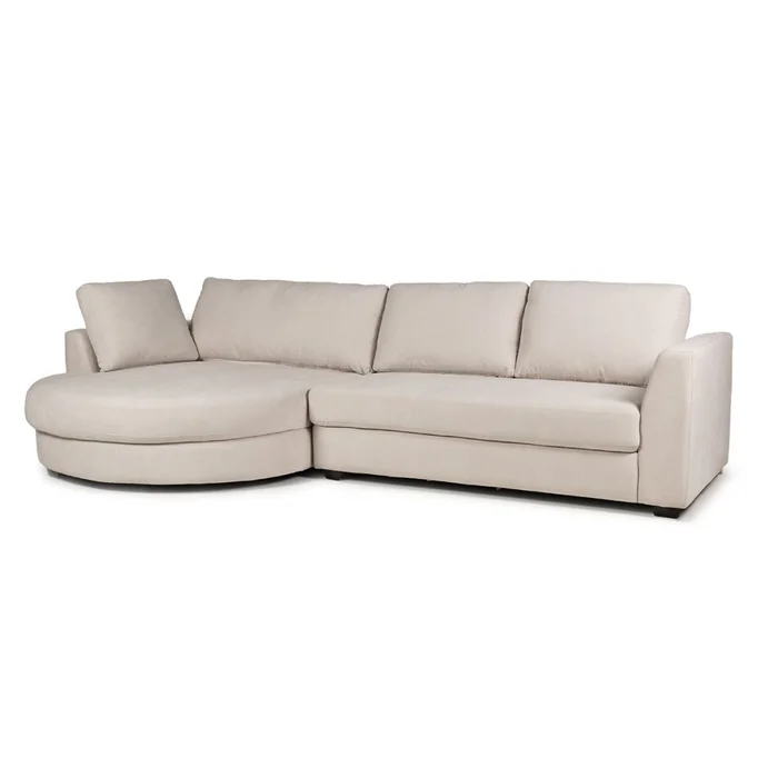 Rinconera Lotus - Tela Microfibra - Chaise Izquierdo - 12073 (Greige) en Beige - Sillones y sofás, Uruguay | NYR, vista 2