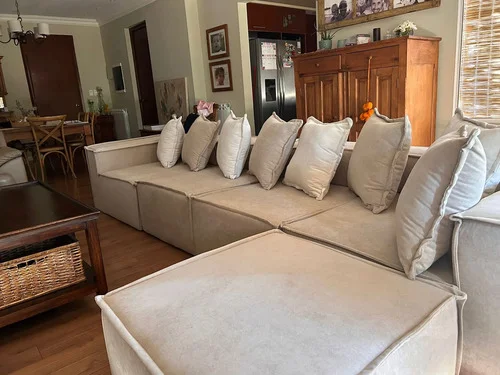 Sofa Amsterdam En Modulos 4 Cuerpos Mas Isla - Ozark Home A Elección A Eleccion en Beige - Sillones y sofás, Uruguay | Ozark Home, vista 4