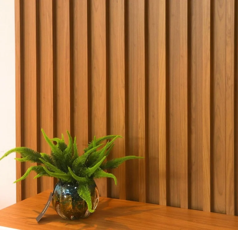 Panel TV con Listones Lara 180CM - 100% MDF en Madera natural - Muebles para TV, Uruguay | Balton, vista 5