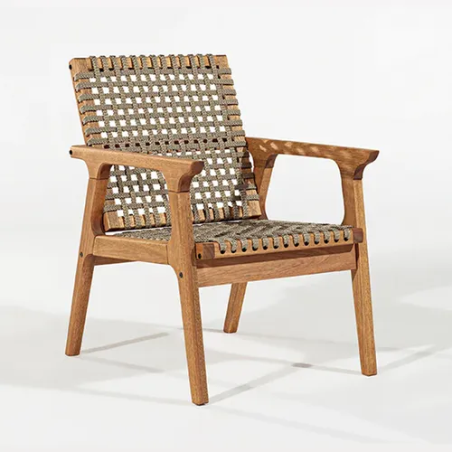 POLTRONA TRACO CUERDA RAMI 58x72x83CM JATOBA - Muebles para el exterior, Uruguay | Vinibel