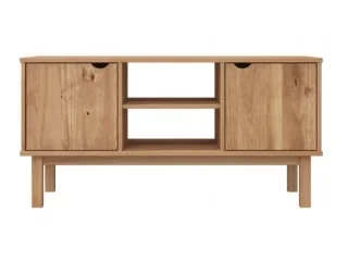 Rack TV 2 P Mel/Gris Linea Nordica en Madera Maciza en Madera natural - Muebles para TV, Uruguay | Quesal, vista 14