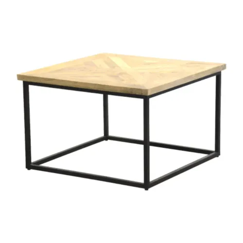 M-64M Mesa ratona 70x70x45 en Madera natural - Mesas de living, Uruguay | Victoriana