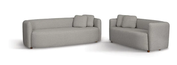 Sofa Solana en Azul Nordico, Crema Bouclé, Polished - Sillones y sofás, Uruguay | Casa Brava, vista 4