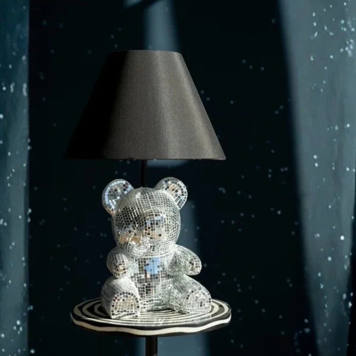 LUMINARIA DE MESA BEAR DISCO Plateado  en Plateado - Lámparas de mesa, Uruguay | Viasono, vista 2