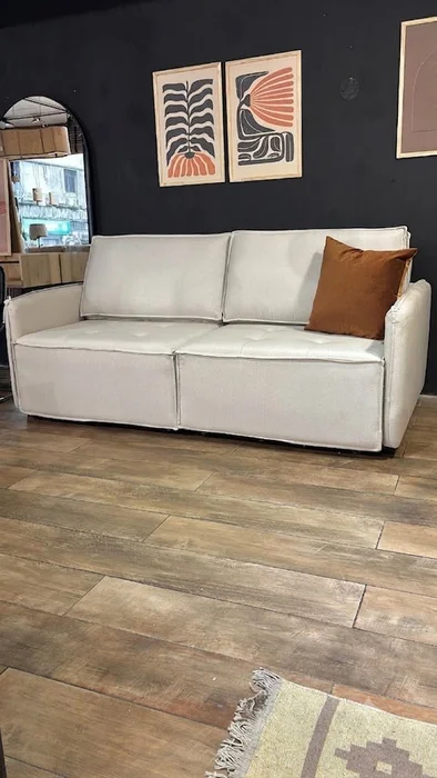 Sofá Cama Divo 200 cm – Crudo en Blanco - Sillones y sofás, Uruguay | Berna Home, vista 4
