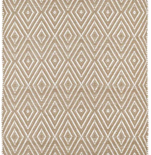 DIAMOND KHAKI/WHITE INTERIOR/EXTERIOR en Multicolor - Textiles, Uruguay | Sentido Jose Ignacio
