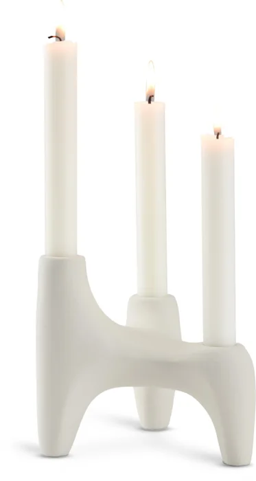 Portavelas VIGNIR A13xL16xA15cm blanco en Blanco - Velas y Portavelas, Uruguay | JYSK, vista 2