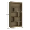 Biblioteca con reparticiones BLANCA 93x181x30 - Living, Uruguay | Que Sal Muebleria, vista 10 de 11