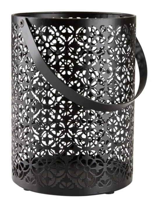 Portavelas HEIMIR Ø15xH20 cm negro en Negro - Velas y Portavelas, Uruguay | JYSK