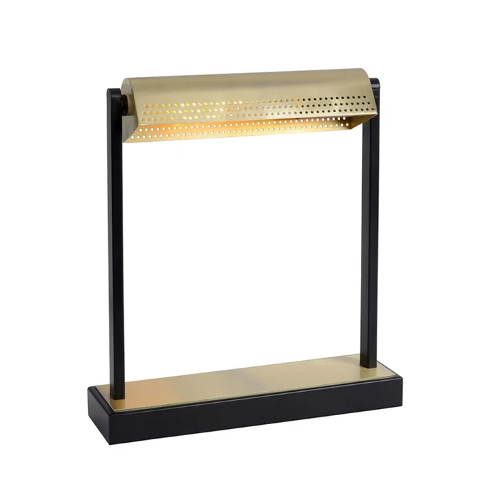 Lámpara de Mesa Leeds en Dorado - Lámparas de mesa, Uruguay | Serlux