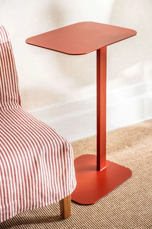 MESA AUXILIAR HIERRO - ROJO en Rojo - Mesas de living, Uruguay | La Iberica, vista 3