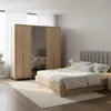 Ropero 6 puertas Reflecta 2.4 - Moderna - Marrón en Marrón - Roperos y placares, Uruguay | Rústico Hogar, vista 2 de 3