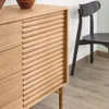 Aparador Lenon - 152 x 86 cm de madera maciza y chapa de roble en Madera natural - Aparadores y recibidores, Uruguay | Kavehome, vista 3 de 8