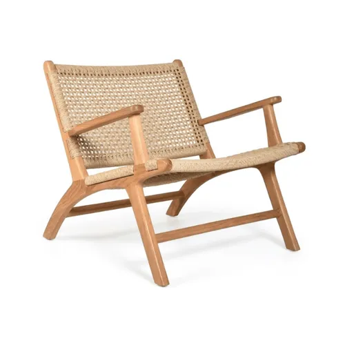 BUTACA PARIS CON BRAZOS NATURAL en Madera natural - Muebles para el exterior, Uruguay | Masinfinito Casa