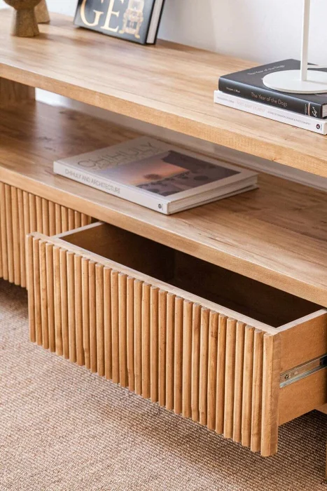 RACK STUDIO NATURAL- 1.40 MTS en Madera natural - Muebles para TV, Uruguay | La Iberica, vista 6