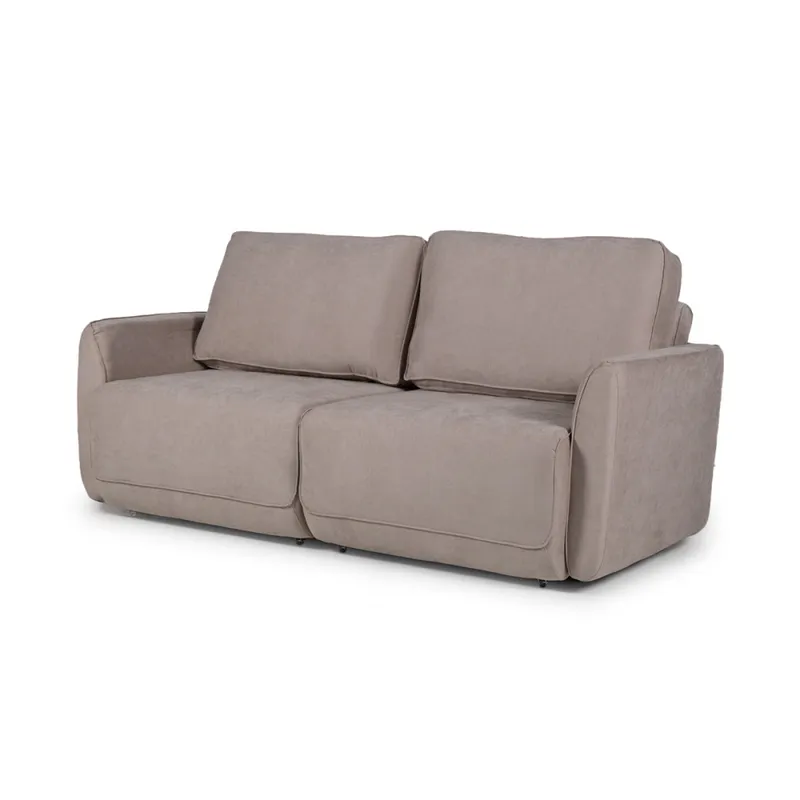 Sofá Ravena (Rebatible) - Tela Microfibra - 9249 (Tostado) en Beige - Sillones y sofás, Uruguay | NYR