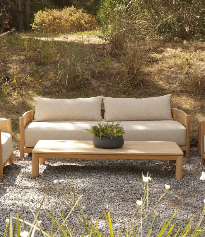 MESA LIVING MARA TEKA NATURAL 180X80X30 en Madera natural - Muebles para el exterior, Uruguay | Masinfinito Casa, vista 2