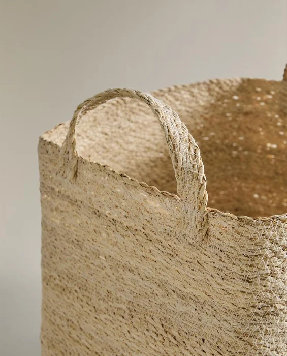 CESTAS SEAGRASS RECTANGULAR en Beige - Canastos, Uruguay | Zara Home, vista 4
