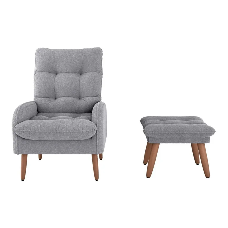 Kit Poltrona + Puff Relax - Gris en Gris - Sillones y sofás, Uruguay | Ecowood, vista 4