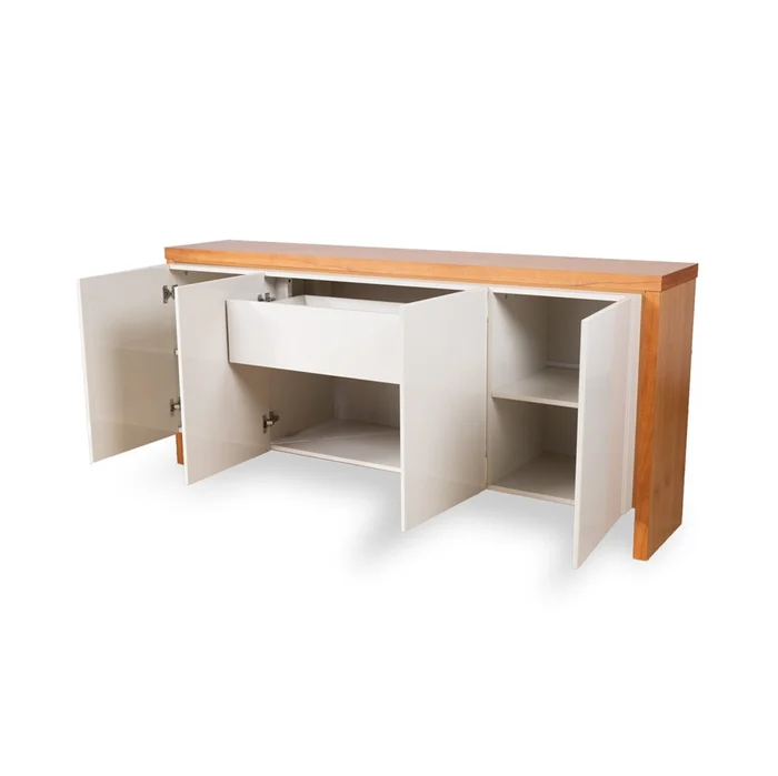 Aparador Buffet NORD 1.8 - Linea Manhattan - Off White / Cinamomo en Multicolor - Aparadores y recibidores, Uruguay | Rústico Hogar, vista 5
