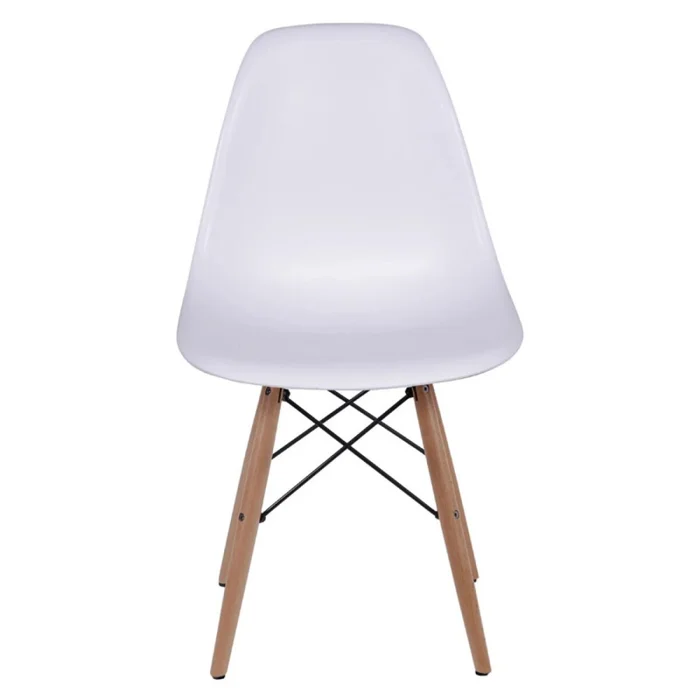 Silla Eames DKR - Base En Madera - Blanco en Blanco - Sillas, Uruguay | Rústico Hogar, vista 3