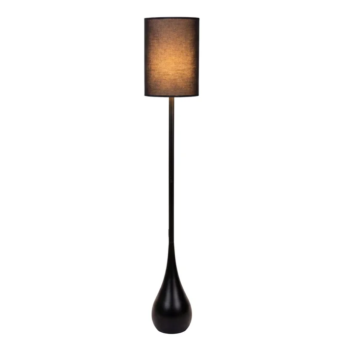 Lámpara De Pie Metal-y-tela Negro Xyf8073 en Negro - Lámparas de pie, Uruguay | Divino, vista 2
