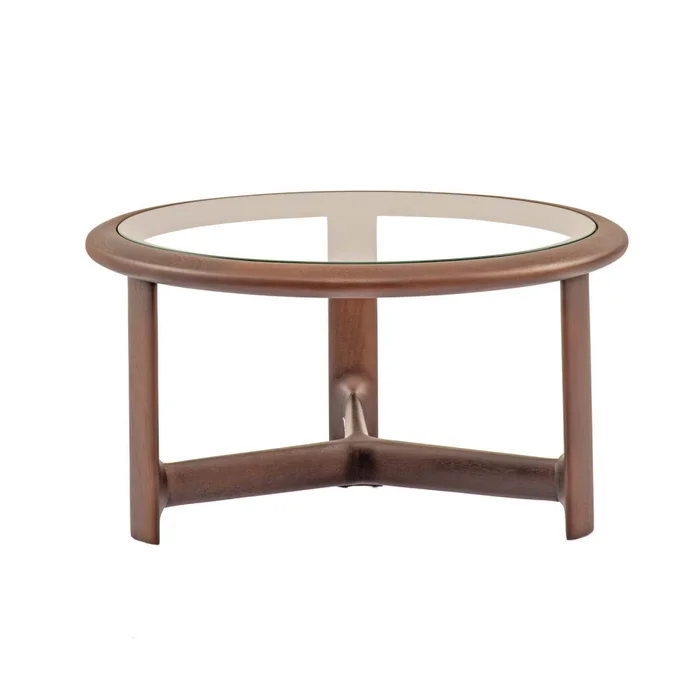 Mesa Ratona Madera-y-vidrio Marron Donatella M Cacao en Marrón - Mesas de living, Uruguay | Divino, vista 2