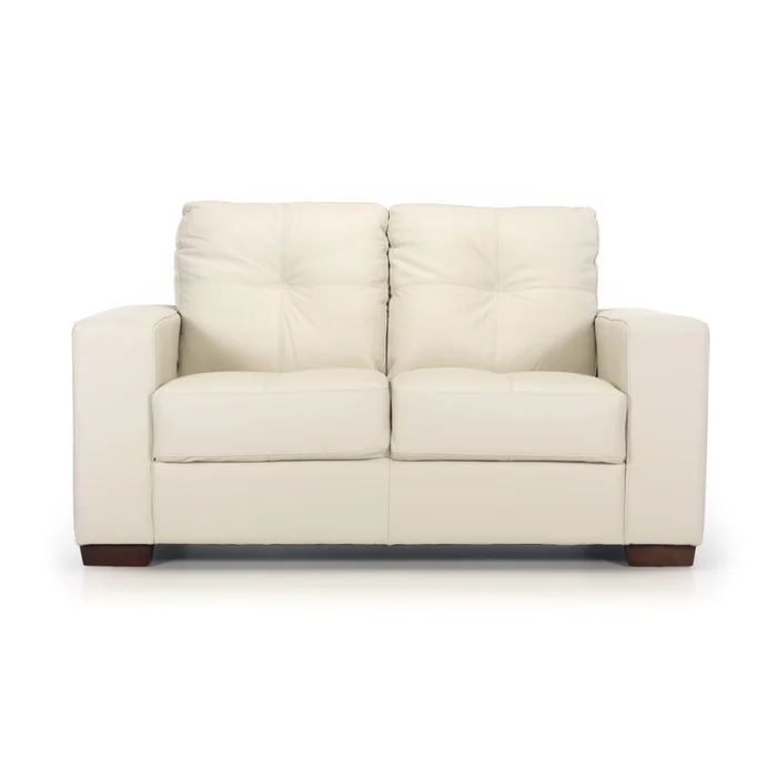 Sofá Fargo - Cuero Básico - 2 cuerpos - 509 (Off White) en Blanco - Sillones y sofás, Uruguay | NYR, vista 2
