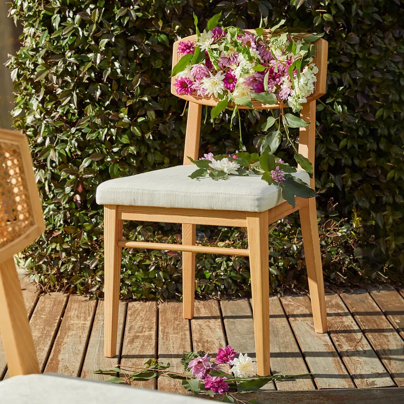 SILLA VENICE BEACH Marrón en Madera natural - Sillas, Uruguay | Viasono