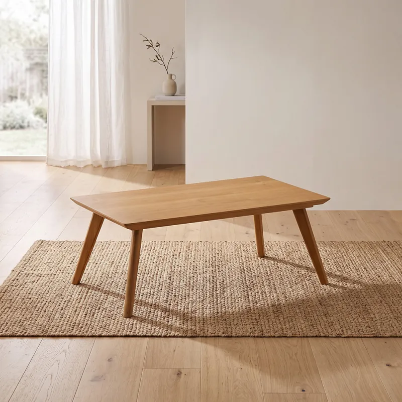 Mesa de Centro Classic - Natural en Blanco - Mesas de living, Uruguay | NYR