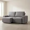 Sofá Adan (Retráctil) - Tela Microfibra - 2 módulos - 12091 (Gris) en Gris - Sillones y sofás, Uruguay | NYR, vista 2 de 7