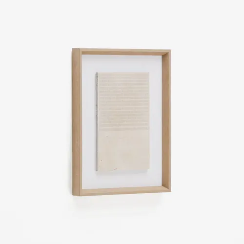 Cuadro Sormina - con rayas superiores marrón 30 x 40 cm en Beige - Decoración de pared, Uruguay | Kavehome