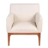 Butaca Cuero-y-madera Natural-beige Tucson Arena en Beige - Sillones y sofás, Uruguay | Divino, vista 3 de 6