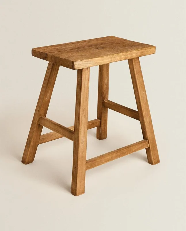 TABURETE DE MADERA OLMO - Sillas, Uruguay | Zara Home, vista 3