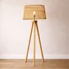 Luminaria de pie RATTAN en Madera natural - Muebles, Uruguay | Casa Ernesta, vista 1 de 2