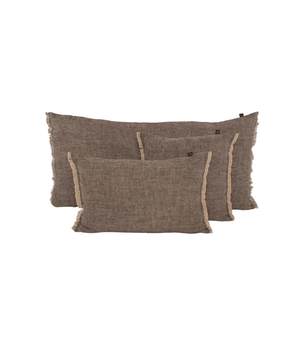 ALMOHADON CUBA LINO en Marrón - Textiles, Uruguay | Más Infinito Casa