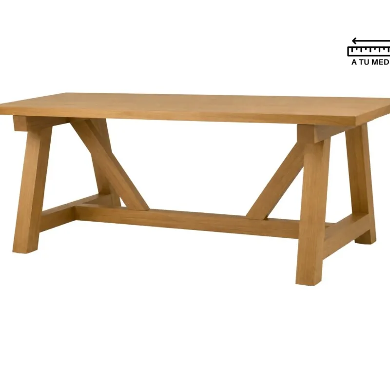 Mesa de Comedor de CAMPO 1.60m en Marrón - Mesas de comedor, Uruguay | Finkel