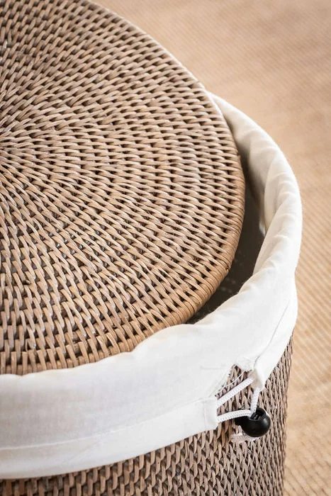 CESTO ROPA RATTAN - NUDE en Marrón - Canastos, Uruguay | La Iberica, vista 2