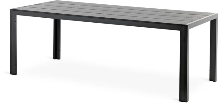 Mesa de jardín MADERUP A90xL205 negro en Negro - Muebles para el exterior, Uruguay | JYSK